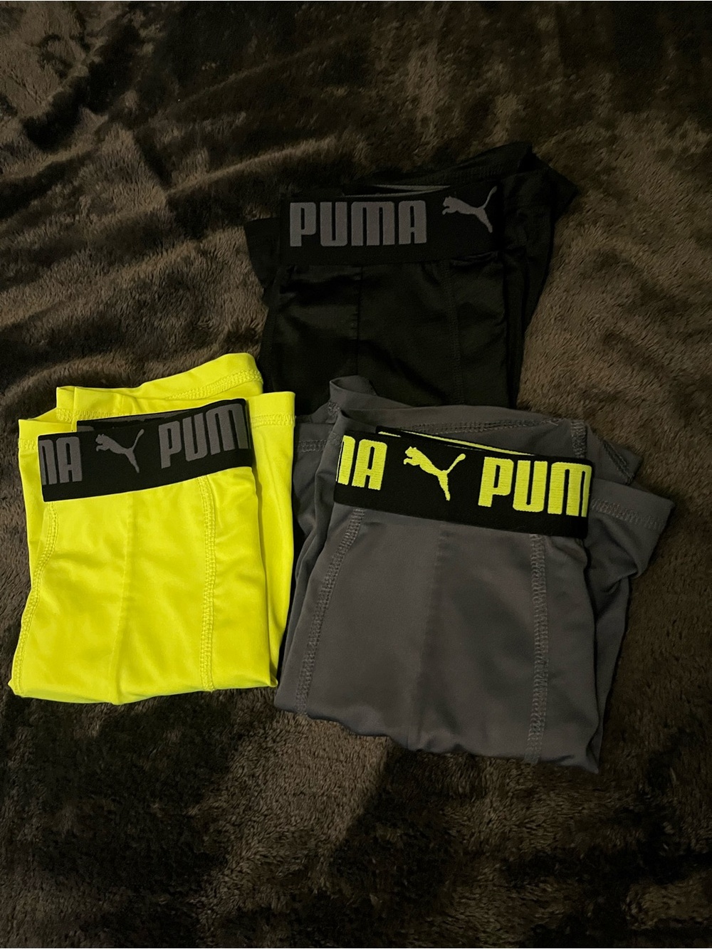 Puma Men's Performance Boxer Briefs Multi-Pack Medium
